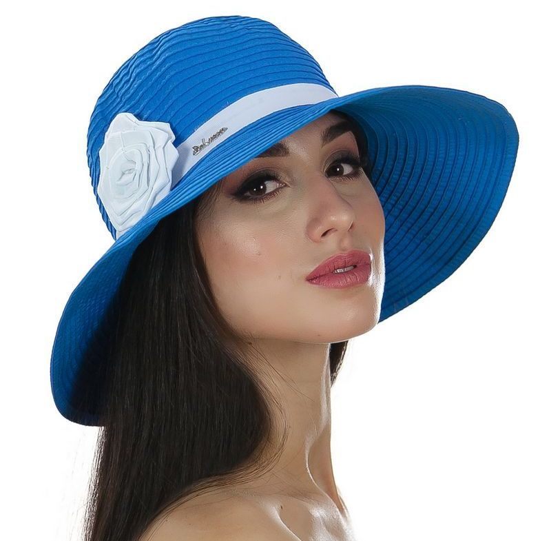 Шляпа синего цвета. Шляпа del mare. Пляжная шляпа. Шляпка пляжная. Шляпки женские пляжные.